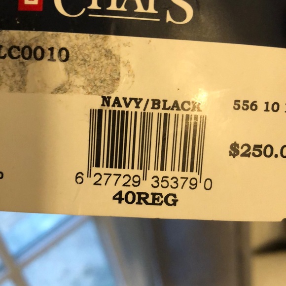 Chaps Men’s Coat. Navy/black - Picture 15 of 15